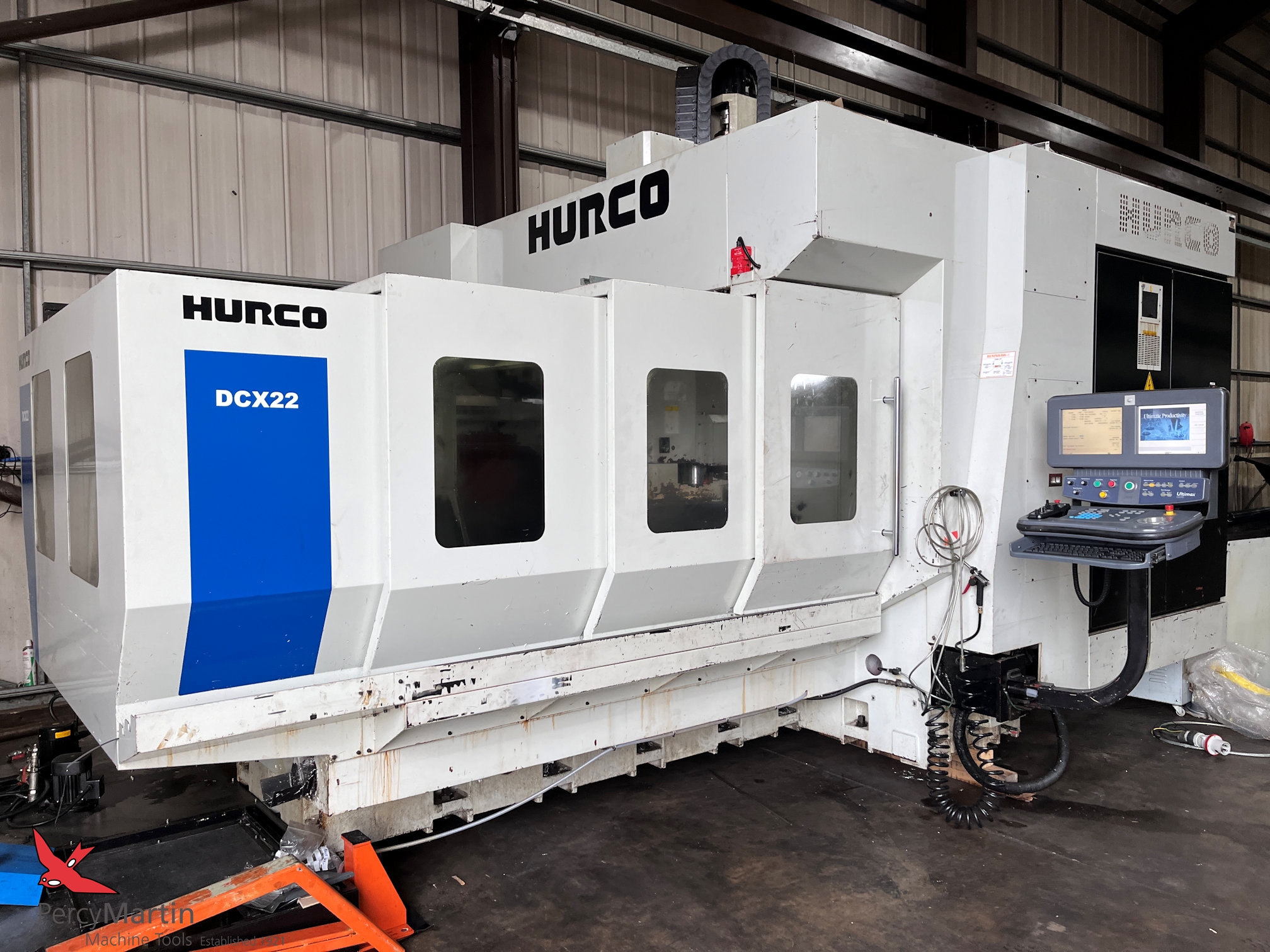 Used Hurco Dcx22 2009 Vertical Machining Centres For Sale Percy Martin